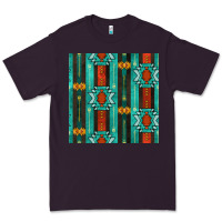 Plum native american aztec seamless pattern 5 Premium Tee - BundleAndBundleShop