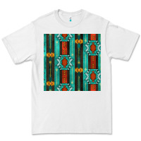 White native american aztec seamless pattern 5 Premium Tee - BundleAndBundleShop