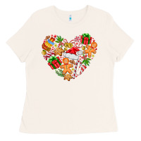 Bone love Christmas  heart Ladies Tee - CowhideDigitalArt