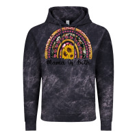 Cloud Black mama of both rainbow Vintage Hoodie - Artiststas