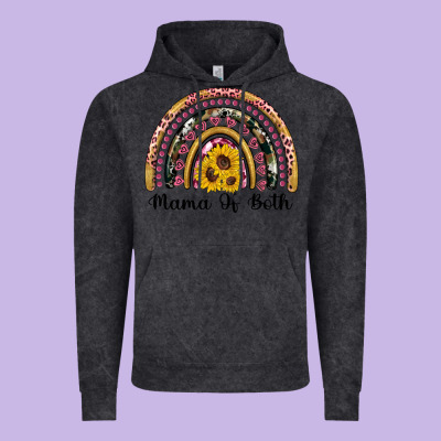 Mama Of Both Rainbow Vintage Hoodie Designed By Artiststas