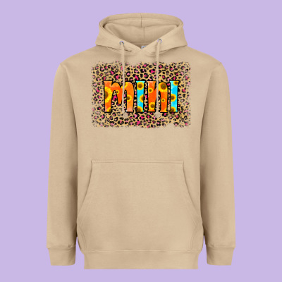 Leopard Sunflower Mimi Heavyweight Hoodie Designed By Ranaportraitstore
