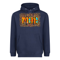 Navy Leopard Sunflower Mimi Heavyweight Hoodie - RanaPortraitStore