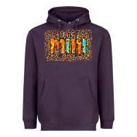 Plum Leopard Sunflower Mimi Heavyweight Hoodie - RanaPortraitStore