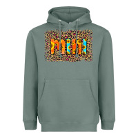 Sage Leopard Sunflower Mimi Heavyweight Hoodie - RanaPortraitStore
