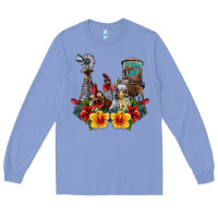 Colony Blue farm life chicken Long Sleeve Tee - SublimationCraftShop