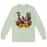 Matcha farm life chicken Long Sleeve Tee - SublimationCraftShop