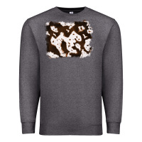 Charcoal Heather cowhide Premium Sweatshirt - RanaPortraitStore