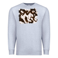 Heather Grey cowhide Premium Sweatshirt - RanaPortraitStore