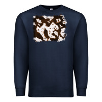 Navy cowhide Premium Sweatshirt - RanaPortraitStore