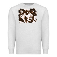 Oatmeal Heather cowhide Premium Sweatshirt - RanaPortraitStore