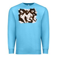 Ocean Blue cowhide Premium Sweatshirt - RanaPortraitStore