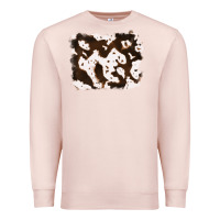 Pale Pink cowhide Premium Sweatshirt - RanaPortraitStore