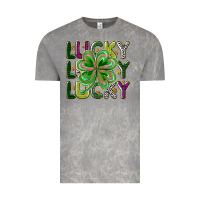 Cloud Rock Lucky Vintage Tee - CowhideDigitalArt