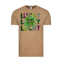 Vintage Coffee Lucky Vintage Tee - CowhideDigitalArt