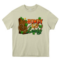 Mossy Howdy go lucky st. patricks day Heavy Core Tee - FaDigitalArtStudio