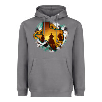 Storm Horsehide Texas Map Cowboys Flag Heavyweight Hoodie - RanaPortraitStore