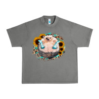 Tornado Sunflower Leopard Hedgehog Urban Heavy Tee - Jasminsmagicworld