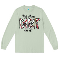 Matcha rub somedirt on it baseball Long Sleeve Tee - CowhideDigitalArt