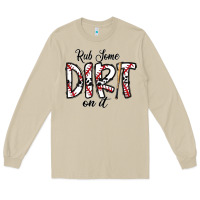 Mushroom rub somedirt on it baseball Long Sleeve Tee - CowhideDigitalArt