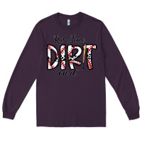 Plum rub somedirt on it baseball Long Sleeve Tee - CowhideDigitalArt