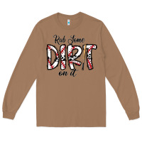 Toasted Coconut rub somedirt on it baseball Long Sleeve Tee - CowhideDigitalArt