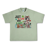 Just A Girl Who Loves Christmas Urban Heavy Tee | Teevron