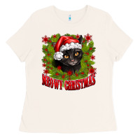 Bone meowy christmas Ladies Tee - CowhideDigitalArt