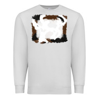 Dove Grey cowhide frames background Premium Sweatshirt - RanaPortraitStore