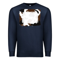Navy cowhide frames background Premium Sweatshirt - RanaPortraitStore