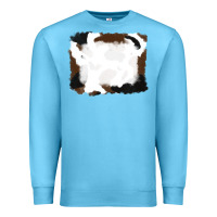 Ocean Blue cowhide frames background Premium Sweatshirt - RanaPortraitStore