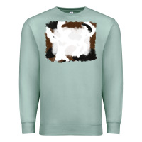 Seafoam cowhide frames background Premium Sweatshirt - RanaPortraitStore