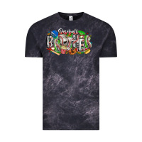 Cloud Black baseball brother Vintage Tee - CowhideDigitalArt