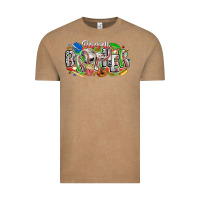 Vintage Coffee baseball brother Vintage Tee - CowhideDigitalArt