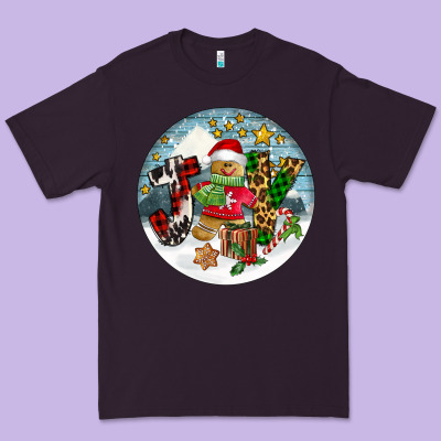 Joy Gingerbread Premium Tee Designed By Fadigitalartstudio