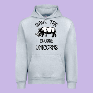 Save The Chubby Unıcorns Urban Hoodie Designed By Bettercallsaul