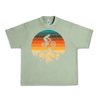 Oil Green mountainbike downhill retro vintage gift   mountain bike Urban Heavy Tee - DesigneFamous
