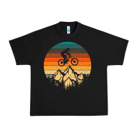 Black mountainbike downhill retro vintage gift   mountain bike Urban Heavy Tee - DesigneFamous