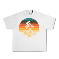 Lunar Rock mountainbike downhill retro vintage gift   mountain bike Urban Heavy Tee - DesigneFamous