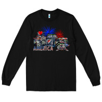 Black america Long Sleeve Tee - SublimationCraftShop