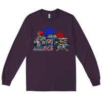 Plum america Long Sleeve Tee - SublimationCraftShop