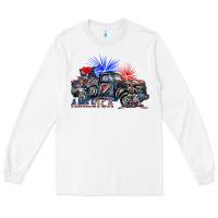 White america Long Sleeve Tee - SublimationCraftShop