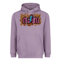 Lavender Leopard Mimi Lightning Heavyweight Hoodie - RanaPortraitStore