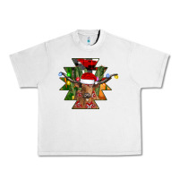 Lunar Rock longhorn Aztec Christmas Urban Heavy Tee - CowhideDigitalArt