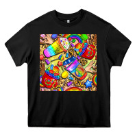 Black lgbtq pride coffee cups with leopard seamless pattern bbs Heavy Core Tee - BundleAndBundleShop