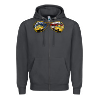 Smoke Bus Driver Sunglasses Zipper Hoodie - Jasminsmagicworld