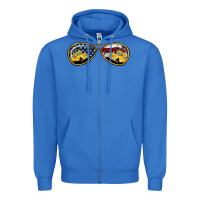 True Royal Bus Driver Sunglasses Zipper Hoodie - Jasminsmagicworld