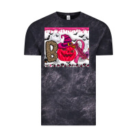 Cloud Black Boo october Vintage Tee - CowhideDigitalArt