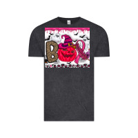 Vintage Black Boo october Vintage Tee - CowhideDigitalArt