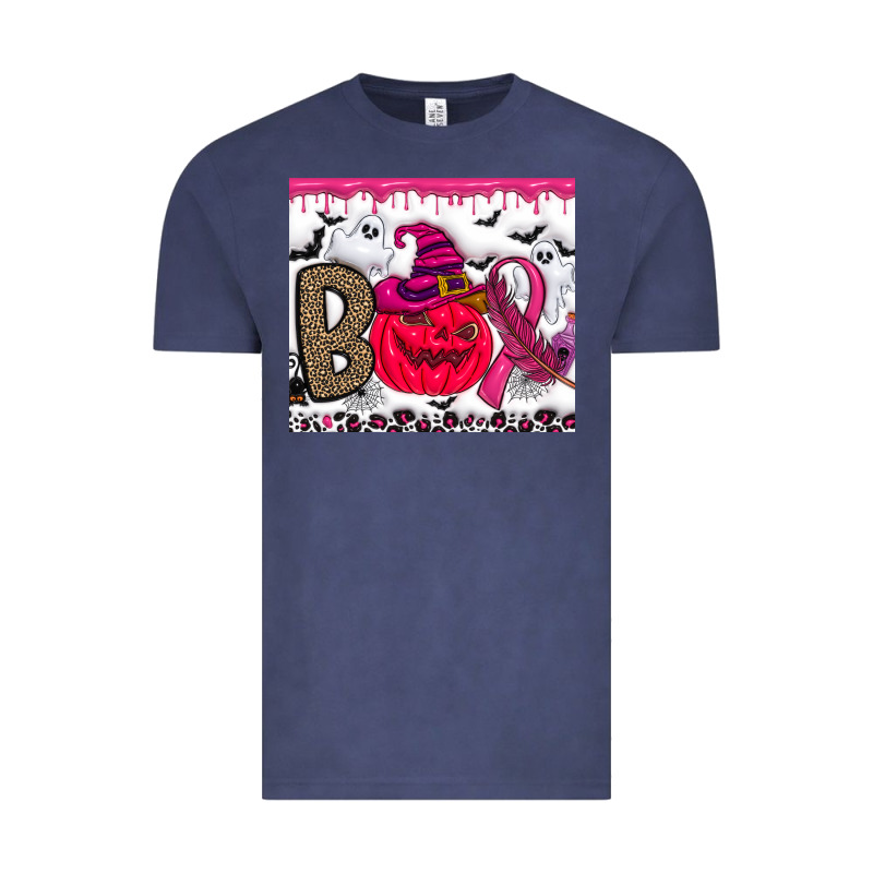 Boo October Vintage Tee by CowhideDigitalArt | Teevron